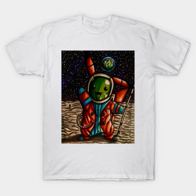 The Astronaut T-Shirt by Saquanarts